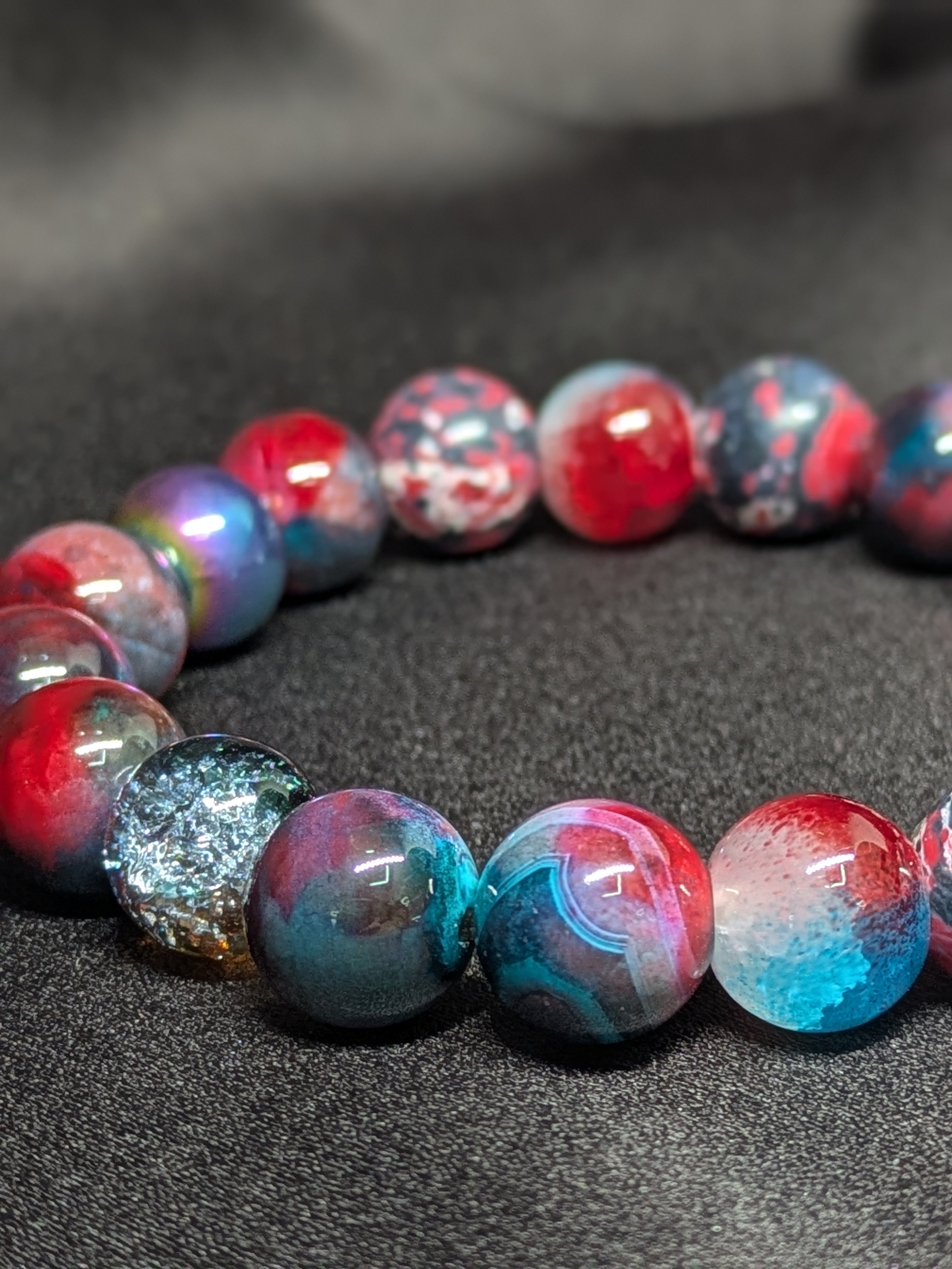 Ember Glow Stone Bracelet