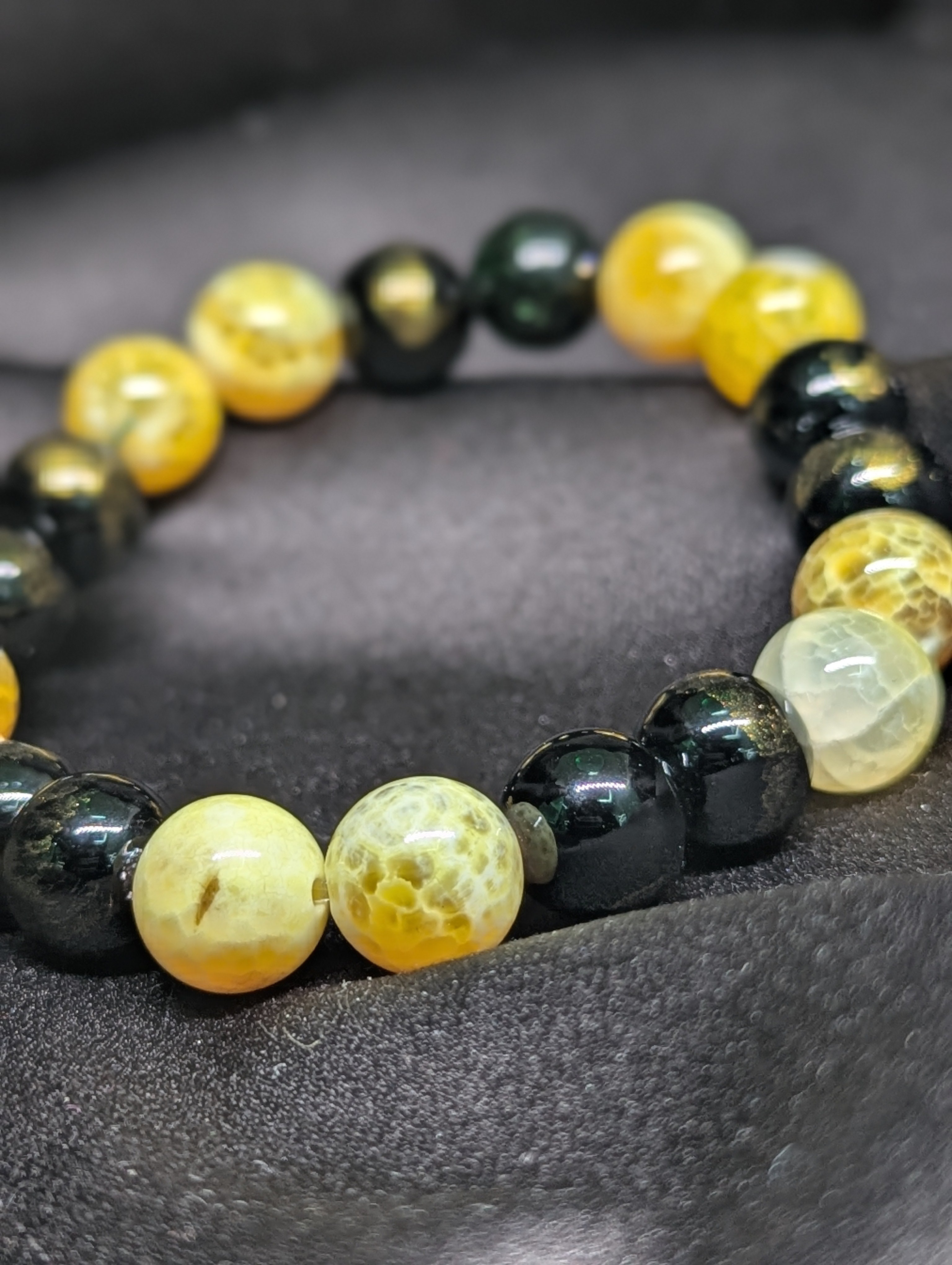 Amber Twilight Stone Bracelet