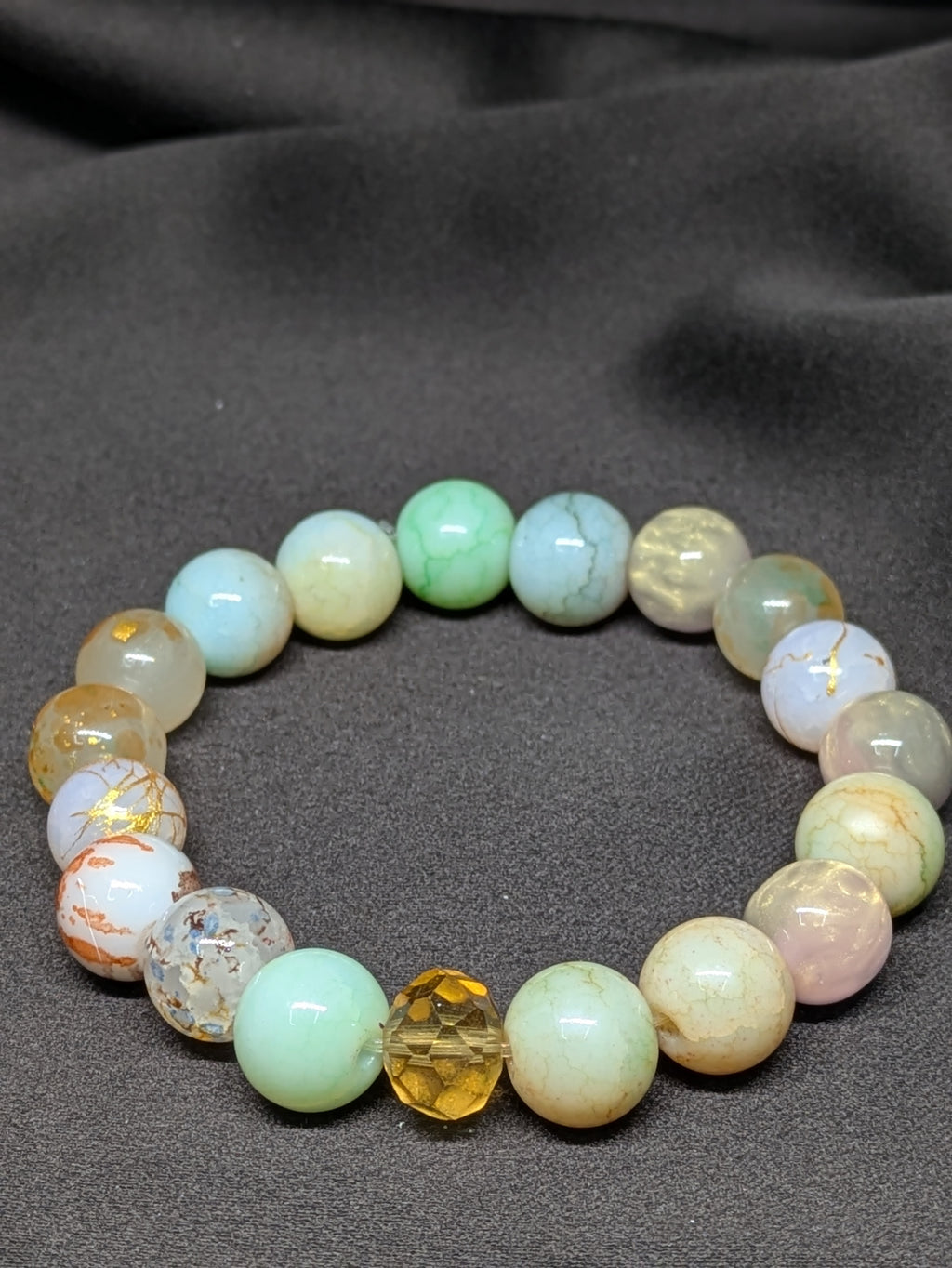 Sunset Glow Stone Bracelet