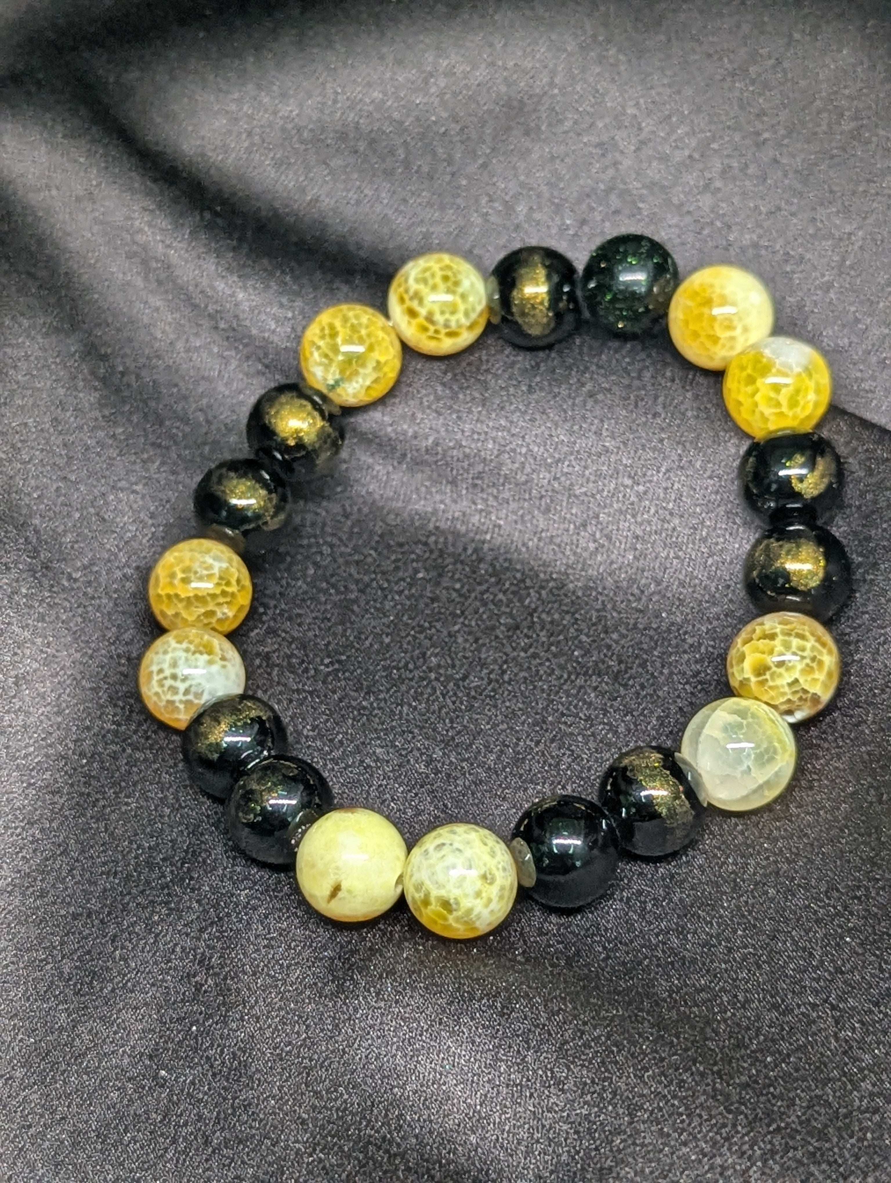 Amber Twilight Stone Bracelet