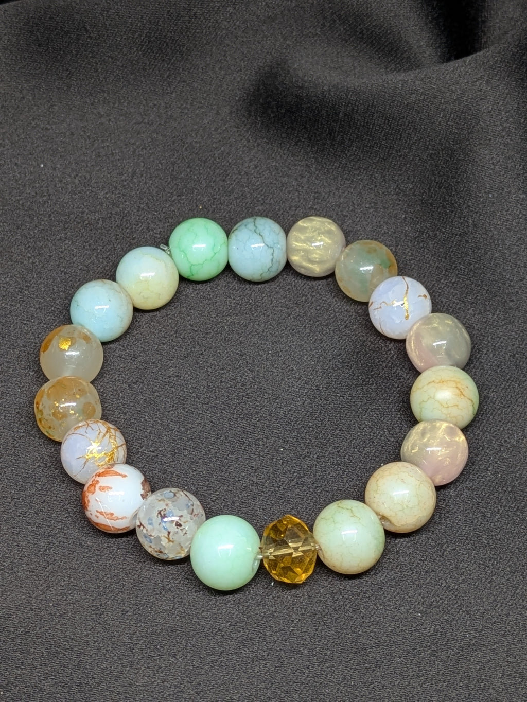Sunset Glow Stone Bracelet