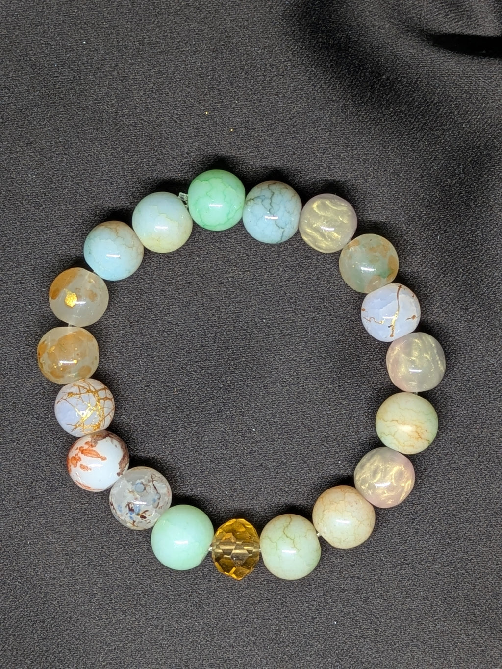 Sunset Glow Stone Bracelet