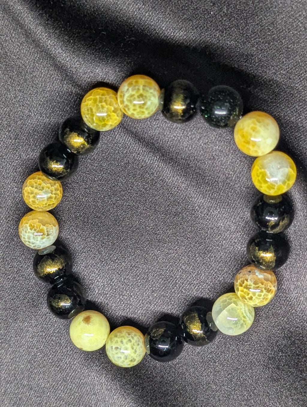 Amber Twilight Stone Bracelet