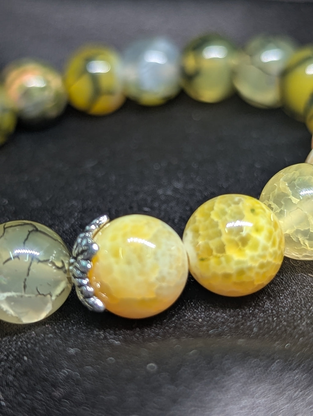 Silver Moonbeam Stone Bracelet