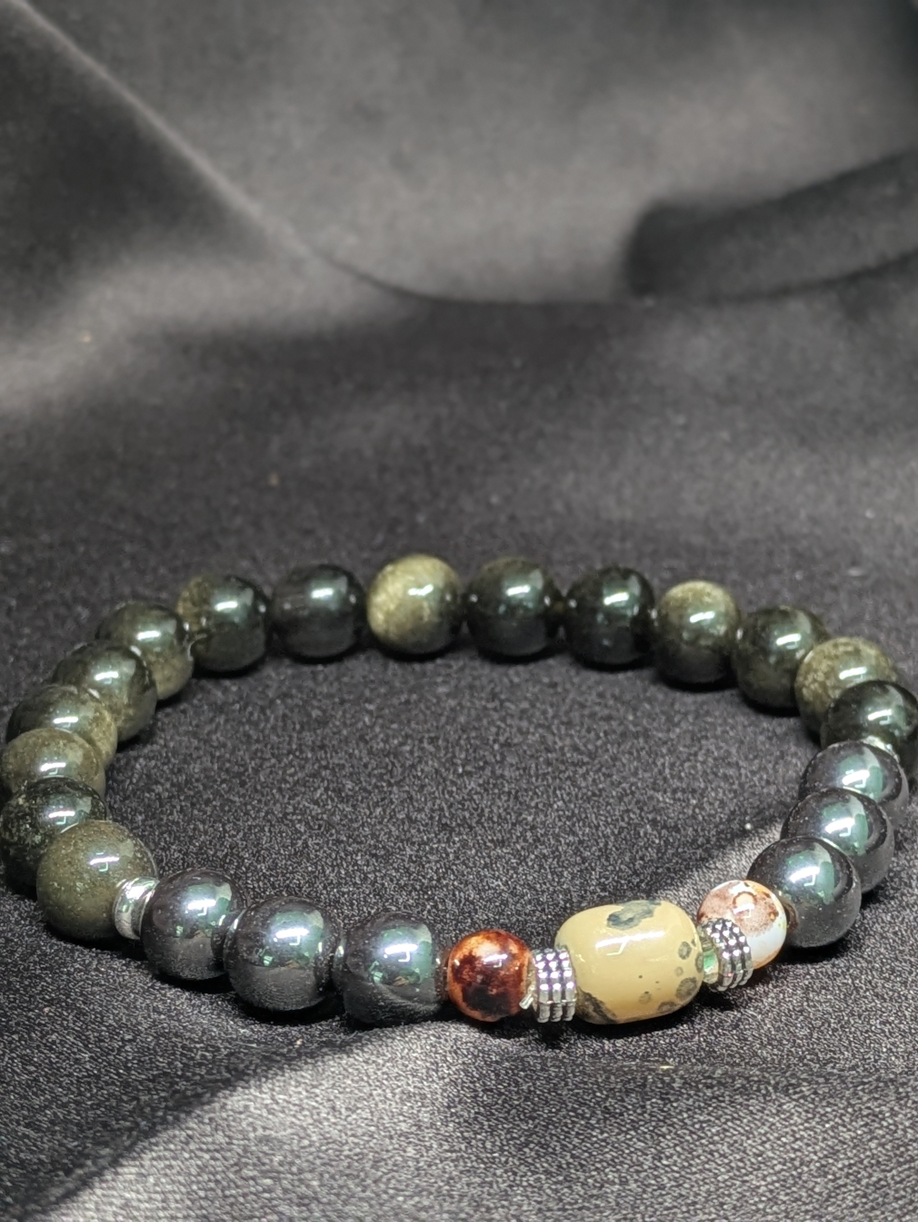Lavender Mist Stone Bracelet