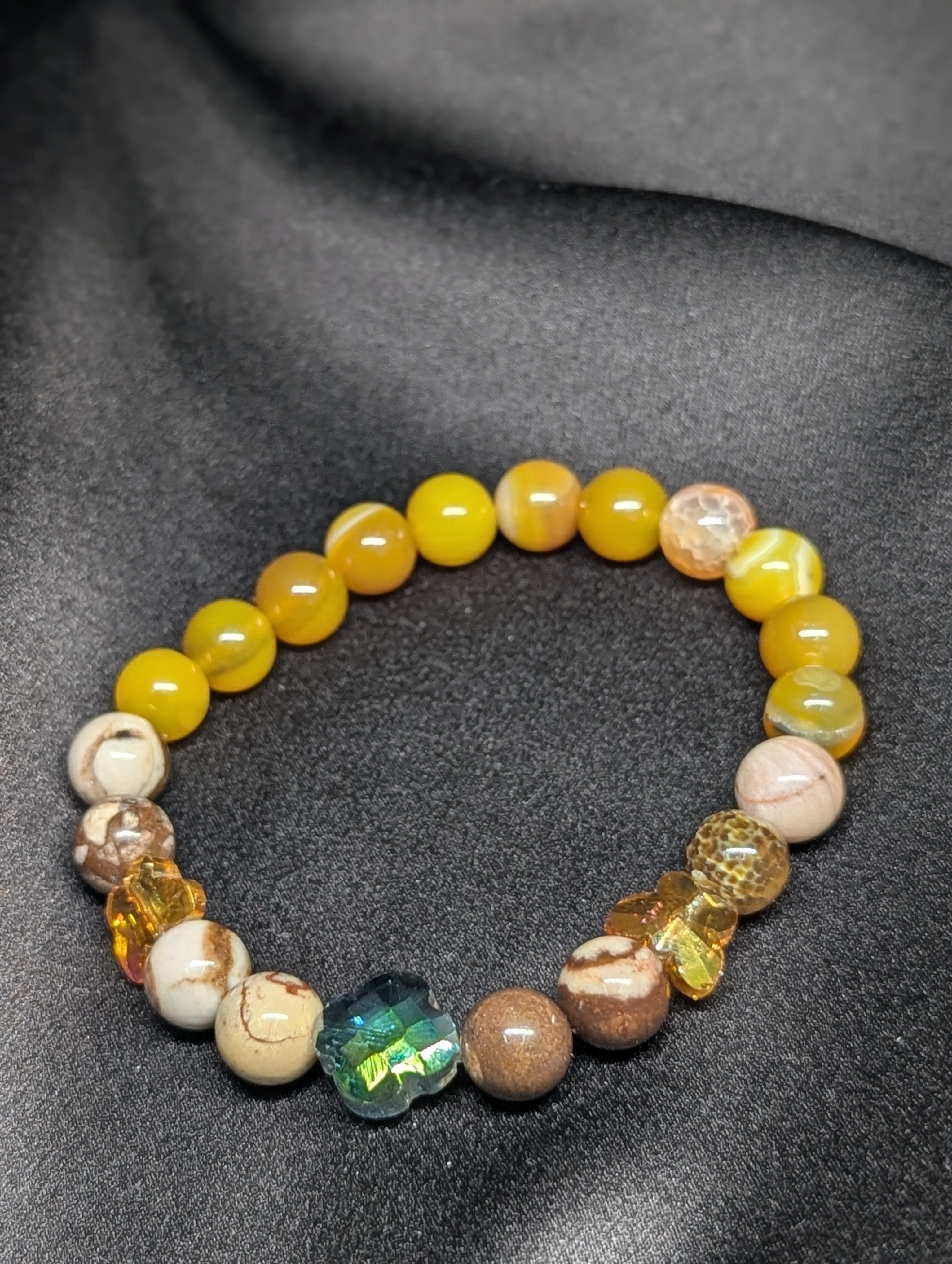Celestial Bloom Stone Bracelet