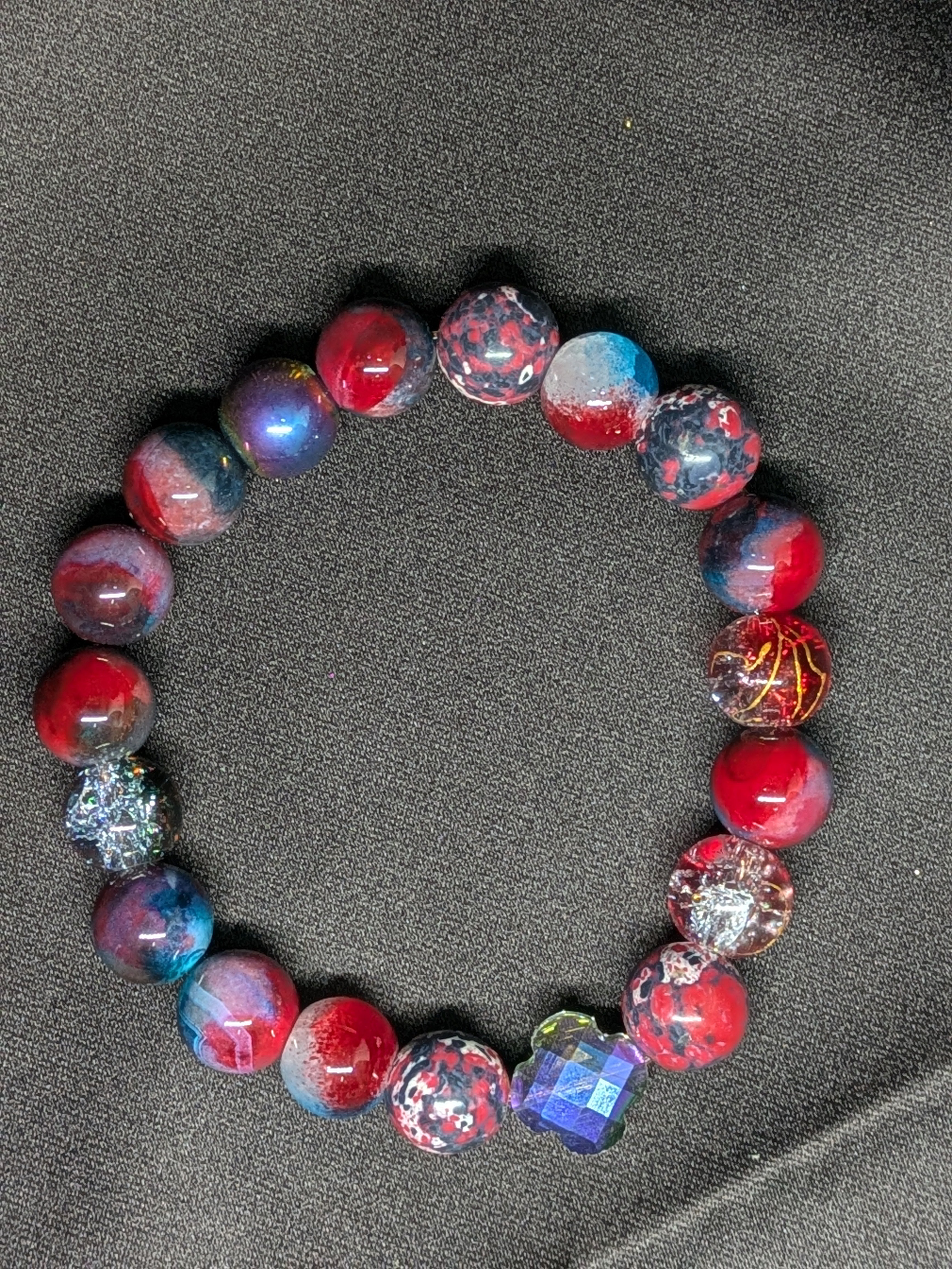 Ember Glow Stone Bracelet